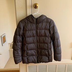 UNIQLO down feather puffer jacket gray